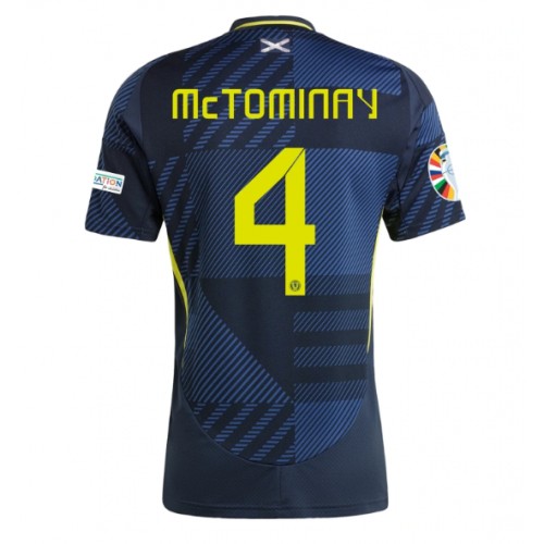 Fotbalové Dres Skotsko Scott McTominay #4 Domácí ME 2024 Krátký Rukáv